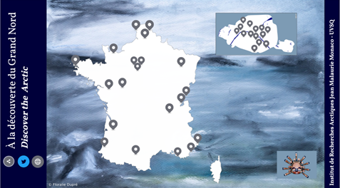 Cartography of Arctic Collections in France and Monaco